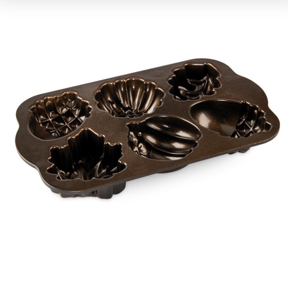 Nordic Ware Autumn Treats Pan, Bronze - Picture 2 of 6